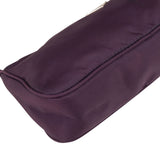 Prada Purple Nylon Triangle Handbag