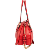 Miu Miu Red Leather Bowling Shoulder Bag