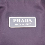 Prada Purple Nylon Triangle Handbag
