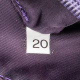 Prada Purple Nylon Triangle Handbag