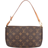 Louis Vuitton Canvas Monogram Pochette Accessoire Handbag