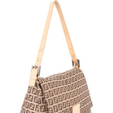 Fendi FF Monogram Baguette Mamma Handbag