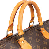 Louis Vuitton Canvas Monogram Speedy 30 Handbag