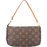 Louis Vuitton Canvas Monogram Pochette Accessoire Handbag