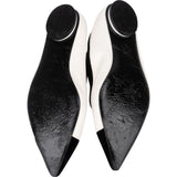Chanel Bicolor Satin CC Mary Jane Ballerinas (37C)