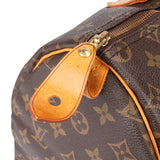 Louis Vuitton Canvas Monogram Speedy 30 Handbag