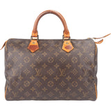 Louis Vuitton Canvas Monogram Speedy 30 Handbag