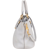 Miu Miu Grey Leather City Handbag