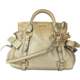Miu Miu Leather Ribbon Handbag