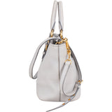 Miu Miu Grey Leather City Handbag