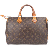 Louis Vuitton Canvas Monogram Speedy 30 Handbag