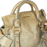 Miu Miu Leather Ribbon Handbag