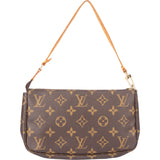 Louis Vuitton Canvas Monogram Pochette Accessoire Handbag