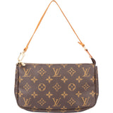 Louis Vuitton Canvas Monogram Pochette Accessoire Handbag