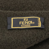 Fendi Green Wool Scarf Schal