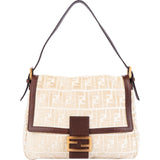 Fendi FF Monogram Baguette Mamma Handbag