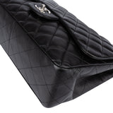 Chanel Quilted Lambskin Jumbo Single Flap Crossbody Bag