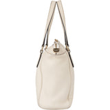 Gucci White Leather GG Soho Handbag