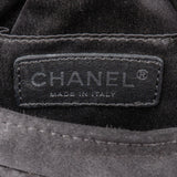 Chanel Palladium CC Satin Halfmoon Clutch
