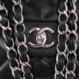 Chanel Quilted Lambskin Jumbo Single Flap Crossbody Bag