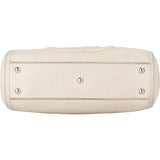 Gucci White Leather GG Soho Handbag