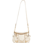Miu Miu White Leather City Handbag - vintageandkickz