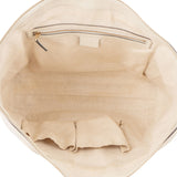Gucci White Leather GG Soho Handbag