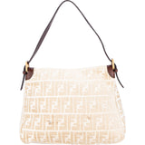 Fendi FF Monogram Baguette Mamma Handbag