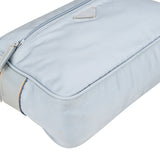 Prada Bleu Nylon Triangle Crossbody Bag