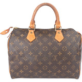 Louis Vuitton Canvas Monogram Speedy 30 Handbag