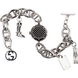 Gucci Silver Charms Women Watch 107G