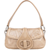 Prada Classic Leather Turnlock Handbag