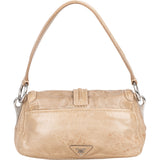 Prada Classic Leather Turnlock Handbag