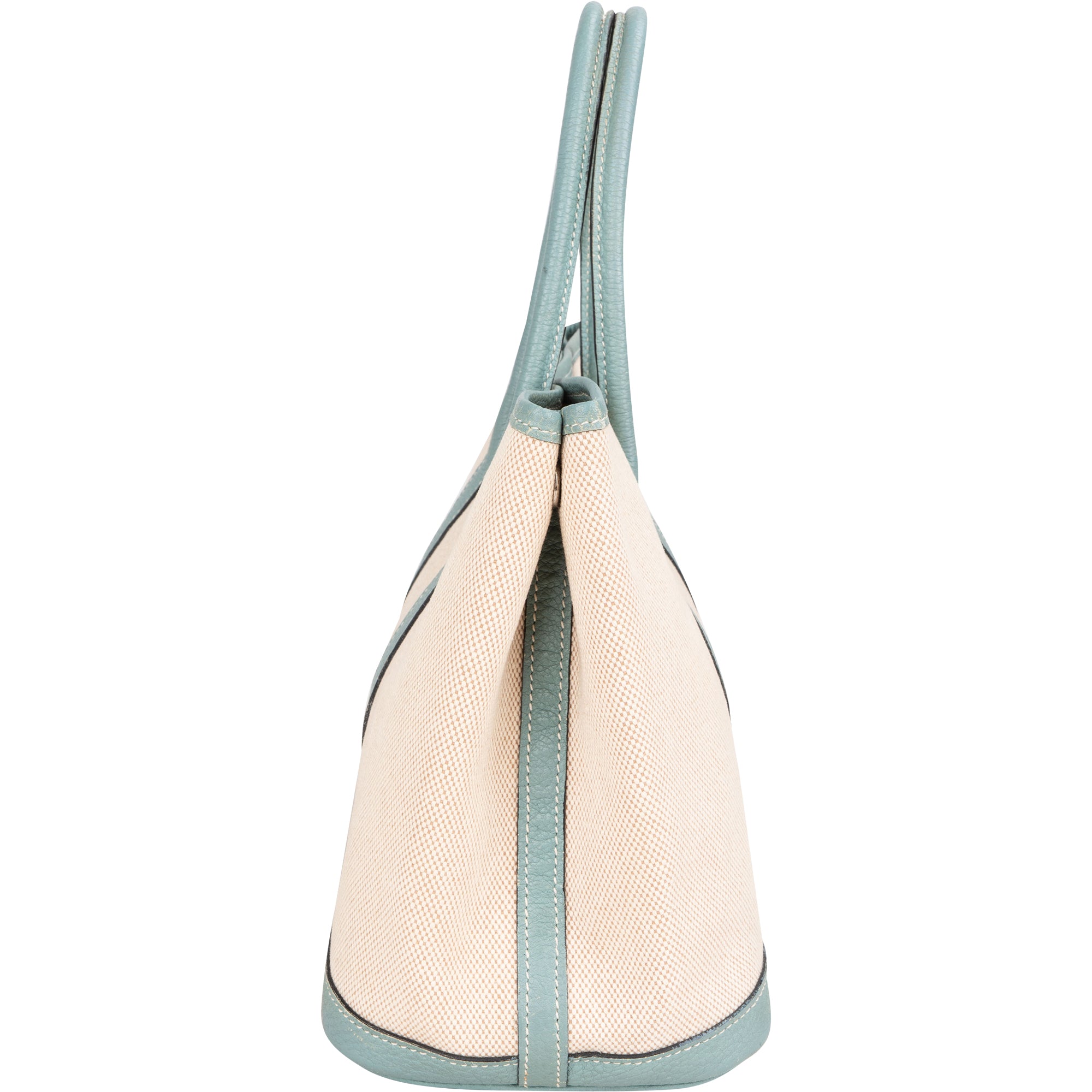 Hermès Classic Cotton Garden Party PM Handbag - vintageandkickz