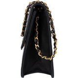 Chanel Quilted Lambskin 24K Gold Single Flap Shoulder Bag