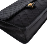 Chanel Quilted Lambskin 24K Gold Single Flap Shoulder Bag