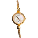 Gucci Perlmut Dial Golden 2700L Women Watch