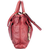 Chloé Red Leather Victoria Handbag