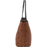 MCM Monogram Visetos Leather Liz Reversible Shopper Shoulder Bag