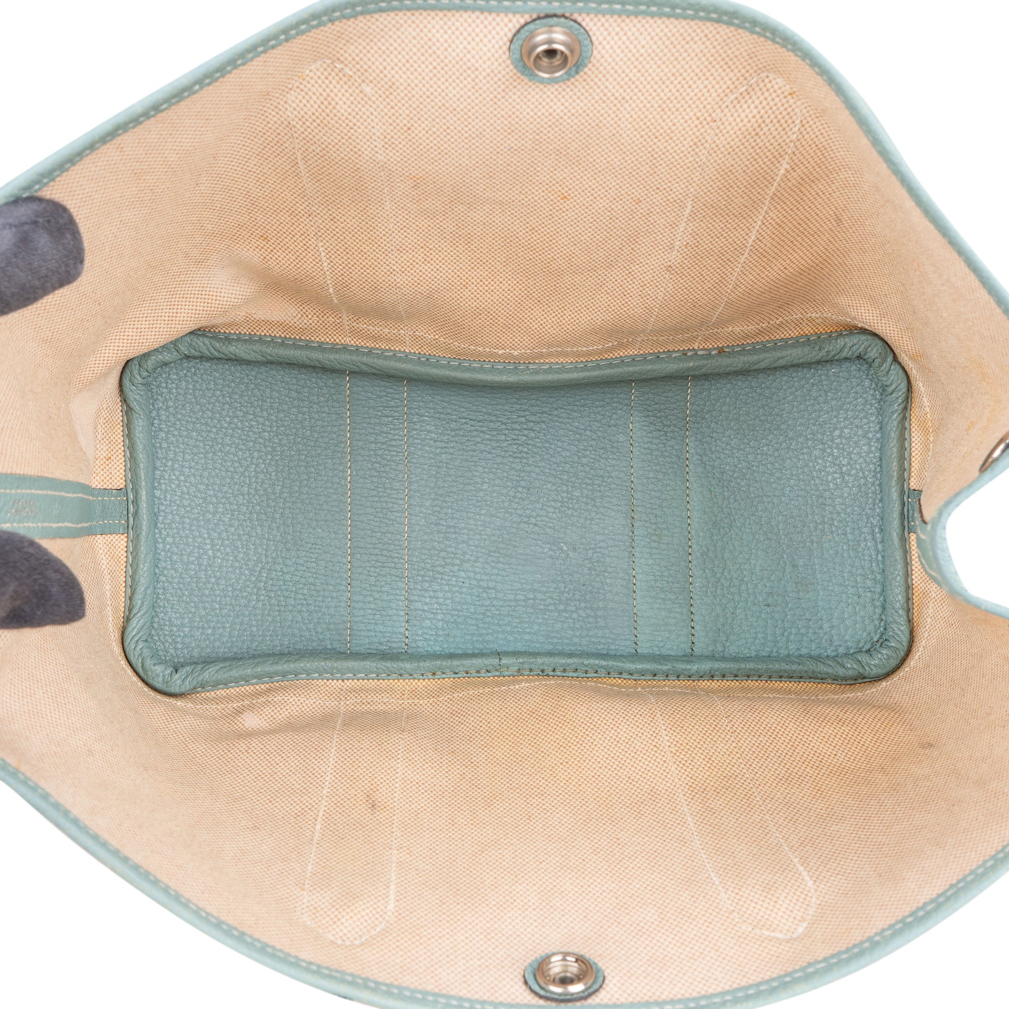 Hermès Classic Cotton Garden Party PM Handbag - vintageandkickz