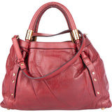 Chloé Red Leather Victoria Handbag