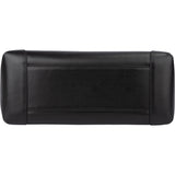 Gucci Black Leather Bamboo Turnlock Shoulder Bag