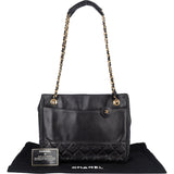 Chanel Quilted Lambskin CC Shoulder Bag