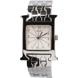 Hermès Silver Tone Heure H Women Watch HH1.210