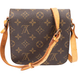 Louis Vuitton Canvas Monogram Cartouchiere PM Crossbody Bag