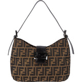 Fendi FF Monogram Baguette Shoulder Bag