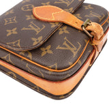 Louis Vuitton Canvas Monogram Cartouchiere PM Crossbody Bag