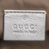 Gucci Silver GG Monogram Clutch