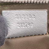 Gucci Silver GG Monogram Clutch