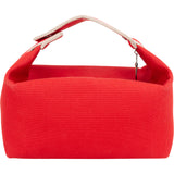 Hermès Rouge Cotton Bride A Brac Bag